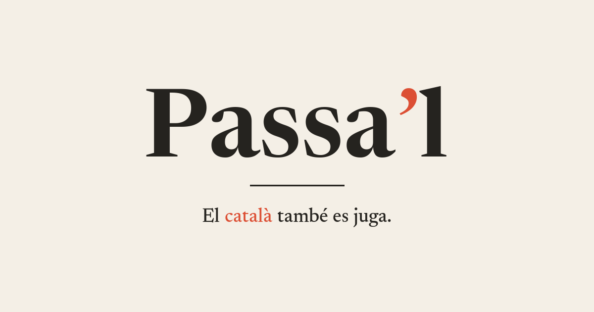 Passa’l, jocs lingüístics en català